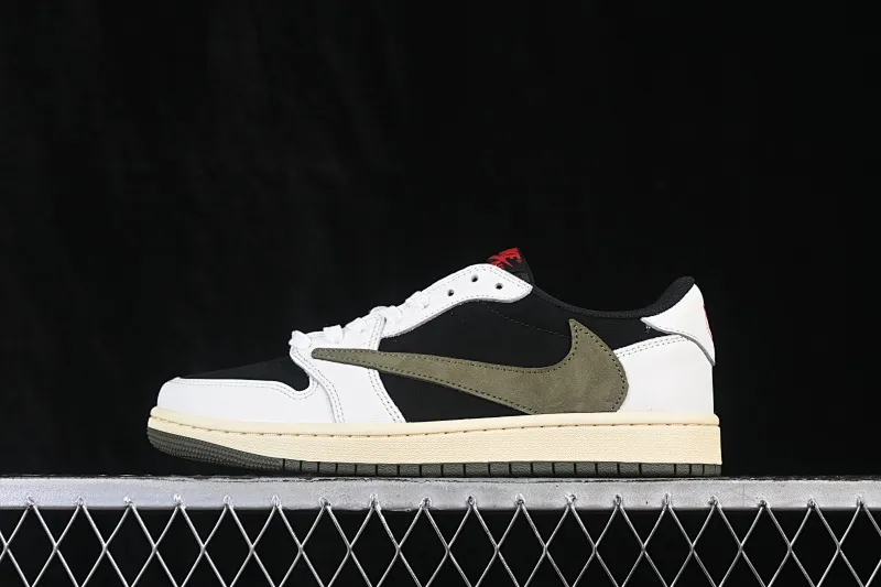 All categories Air Jordan Jordan series basketball shoes Air Jordan 1 Low ZG version Travis Scott x Air Jordan 1 Low OG AJ1 Joe 1 undercut low top full head layer DZ4137-106